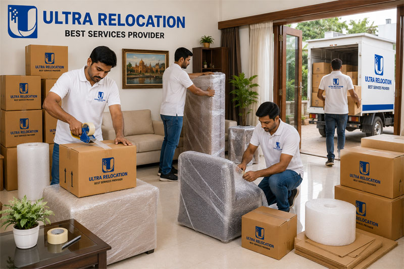 Household shifting Jaipur β movers carrying furniture carefully