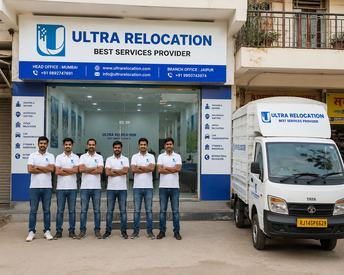 Ultra Relocation Jaipur — professional moving team at work
